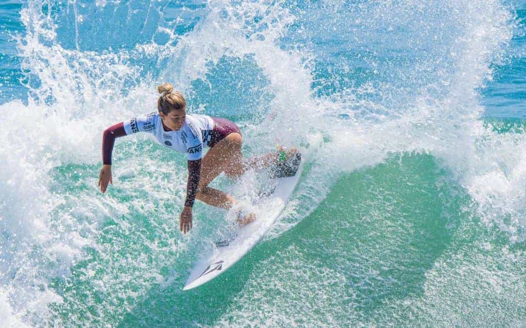 Coco Ho freesurfing in Indonesia